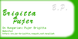 brigitta pujer business card